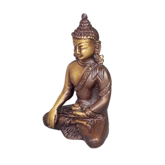 Sitting Buddha in Meditation Pose two-tone color in Brass – JoJo's ...
